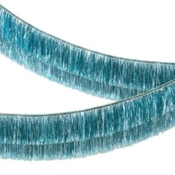 Meri-Meri Blue Tinsel Fringe Garland