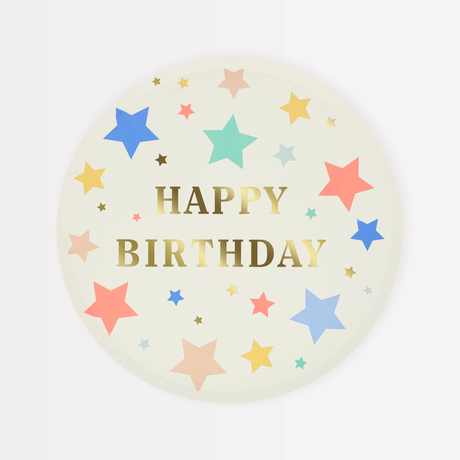 Meri-Meri Happy Birthday Stars Side Plates (x 8) 1 Meri-Meri Happy Birthday Stars Side Plates (x 8)