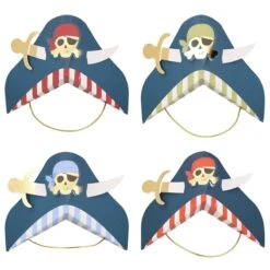 Meri-Meri Blue Pirate Party Hats (x 8) -Party Supply Discount Store media 0538766f eeb6 424b 99fb 5b2d82012c0a