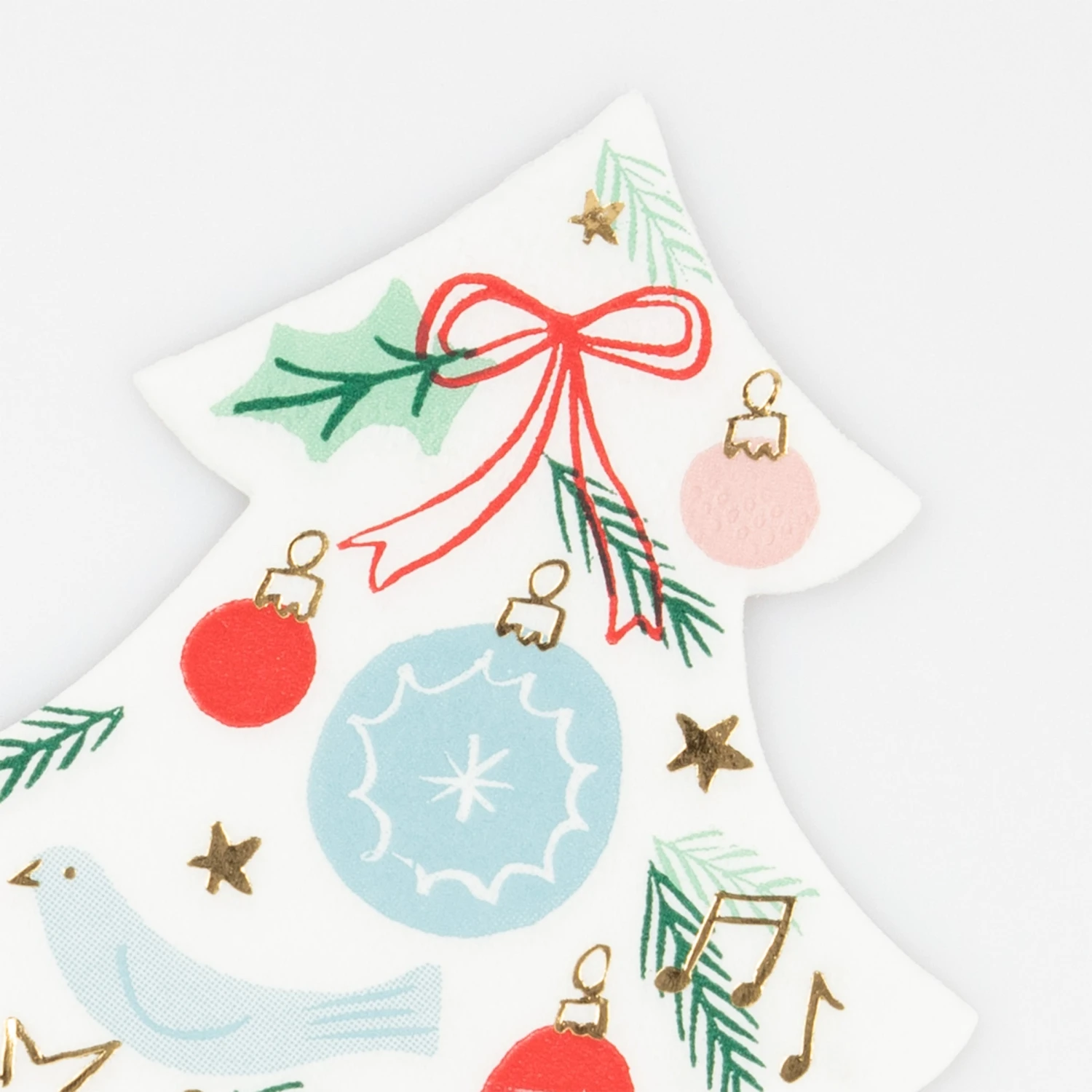 Meri-Meri Festive Pattern Tree Napkins (x 16) 2 Meri-Meri Festive Pattern Tree Napkins (x 16) - Image 2