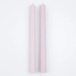 Meri-Meri Dusty Lilac Table Candles (x 2)