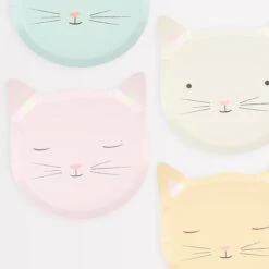 Meri-Meri Cute Kitten Plates (x 8)