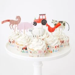Meri-Meri On The Farm Cupcake Kit (x 24 Toppers) -Party Supply Discount Store media 184815e8 32ac 4af7 a17e 50268448dde6