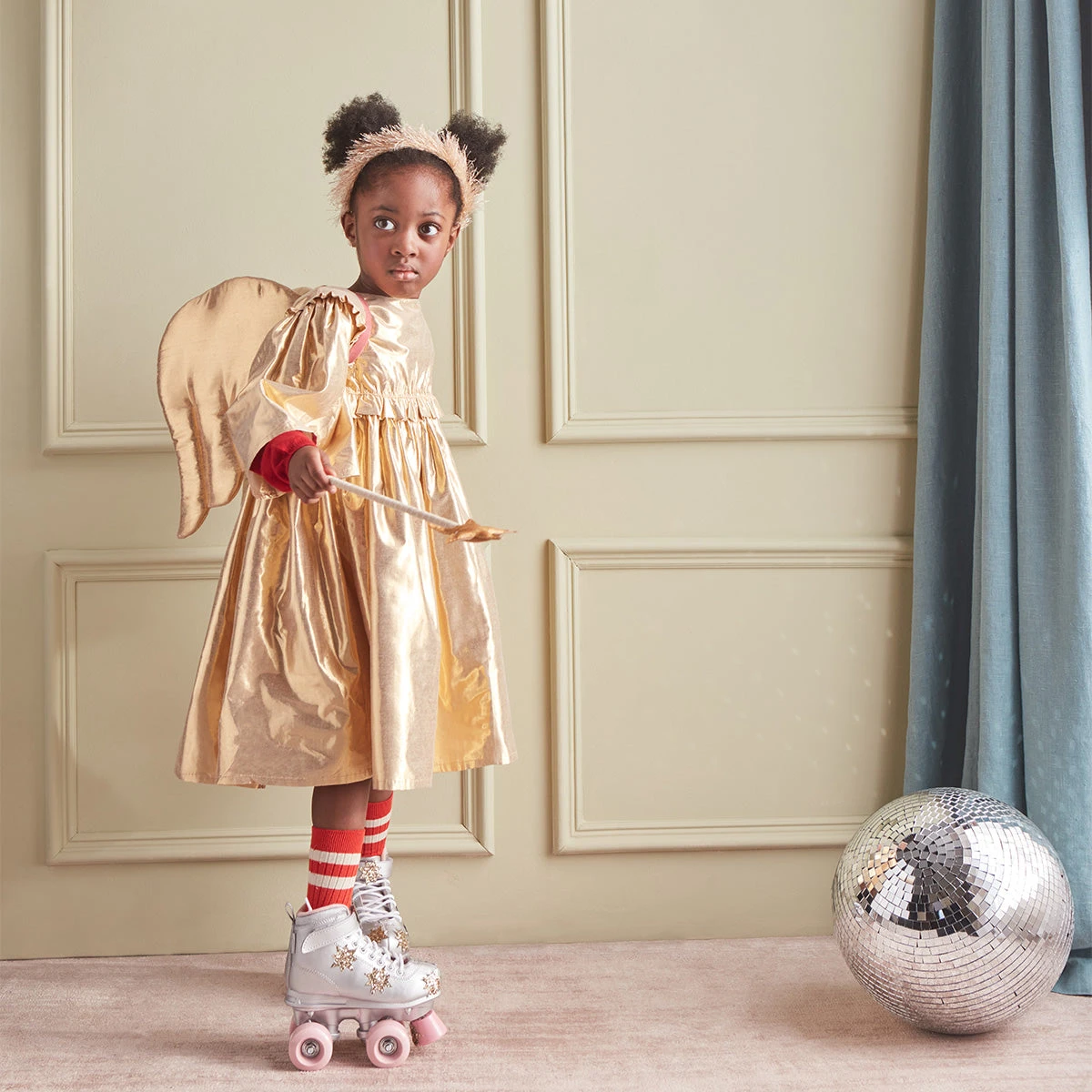 Meri-Meri Gold Angel Dress 2 Meri-Meri Gold Angel Dress - Image 2