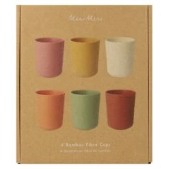 Meri-Meri Earthy Reusable Bamboo Cups (x 6) -Party Supply Discount Store media 1c05ed14 9485 4c06 9c50 d0364a22f790