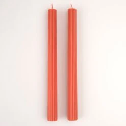 Meri-Meri Tomato Red Table Candles (x 2)