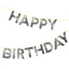 Meri-Meri Silver Happy Birthday Garland