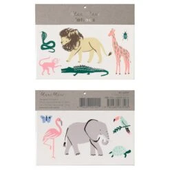 Meri-Meri Safari Trek Large Tattoos (x 2)