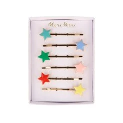 Meri-Meri Enamel Star Hair Slides (x 6) -Party Supply Discount Store media 25546b66 8fa0 46a3 be31 97951c639879