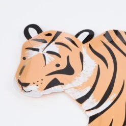 Meri-Meri Tiger Plates (x 8) -Party Supply Discount Store media 25eb486c af79 4aa9 bfdf 51049b1cbf09
