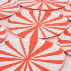 Meri-Meri Red Stripe Side Plates (x 8) 5 Meri-Meri Red Stripe Side Plates (x 8) -Party Supply Discount Store media 29393eeb 2e28 42ec bb33 3f1cf2249cb1