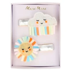 Meri-Meri Rainbow Sun & Cloud Hair Clips (x 2) -Party Supply Discount Store media 2d7d127f e05a 41b8 835b ad4f136f9497