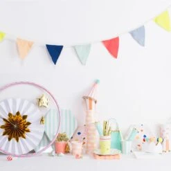 Meri-Meri Multicolor Knitted Flag Garland 10 Meri-Meri Multicolor Knitted Flag Garland -Party Supply Discount Store media 2fe191be 3a6a 4c14 8360 64653d4944b8