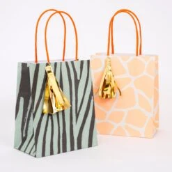 Meri-Meri Safari Animal Print Party Bags (x 8) -Party Supply Discount Store media 300081ea 475d 408b 80a3 dd84cb465bb4
