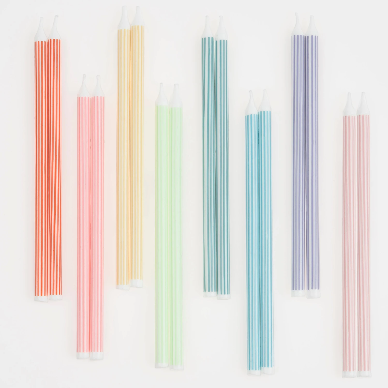 Meri-Meri Mixed Striped Candles (x 16) 3 Meri-Meri Mixed Striped Candles (x 16) - Image 3
