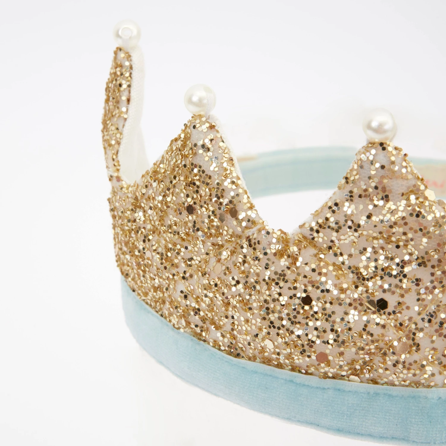 Meri-Meri Gold & Pearl Party Crown 4 Meri-Meri Gold & Pearl Party Crown - Image 4