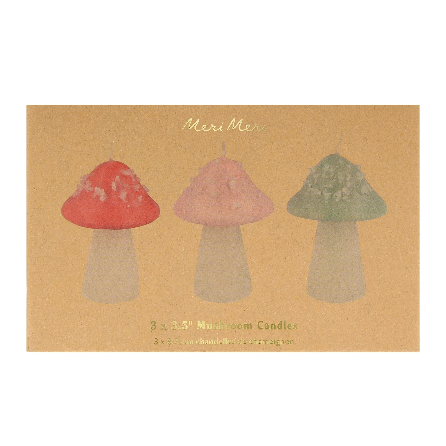 Meri-Meri Mushroom Candles (x 3) 6 Meri-Meri Mushroom Candles (x 3) - Image 6