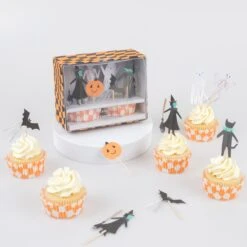 Meri-Meri Happy Halloween Cupcake Kit (x 24 Toppers) -Party Supply Discount Store media 355c5695 553a 4b11 91d4 5d653d1e9bb6