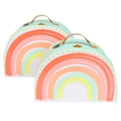 Meri-Meri Rainbow Suitcases (x 2)