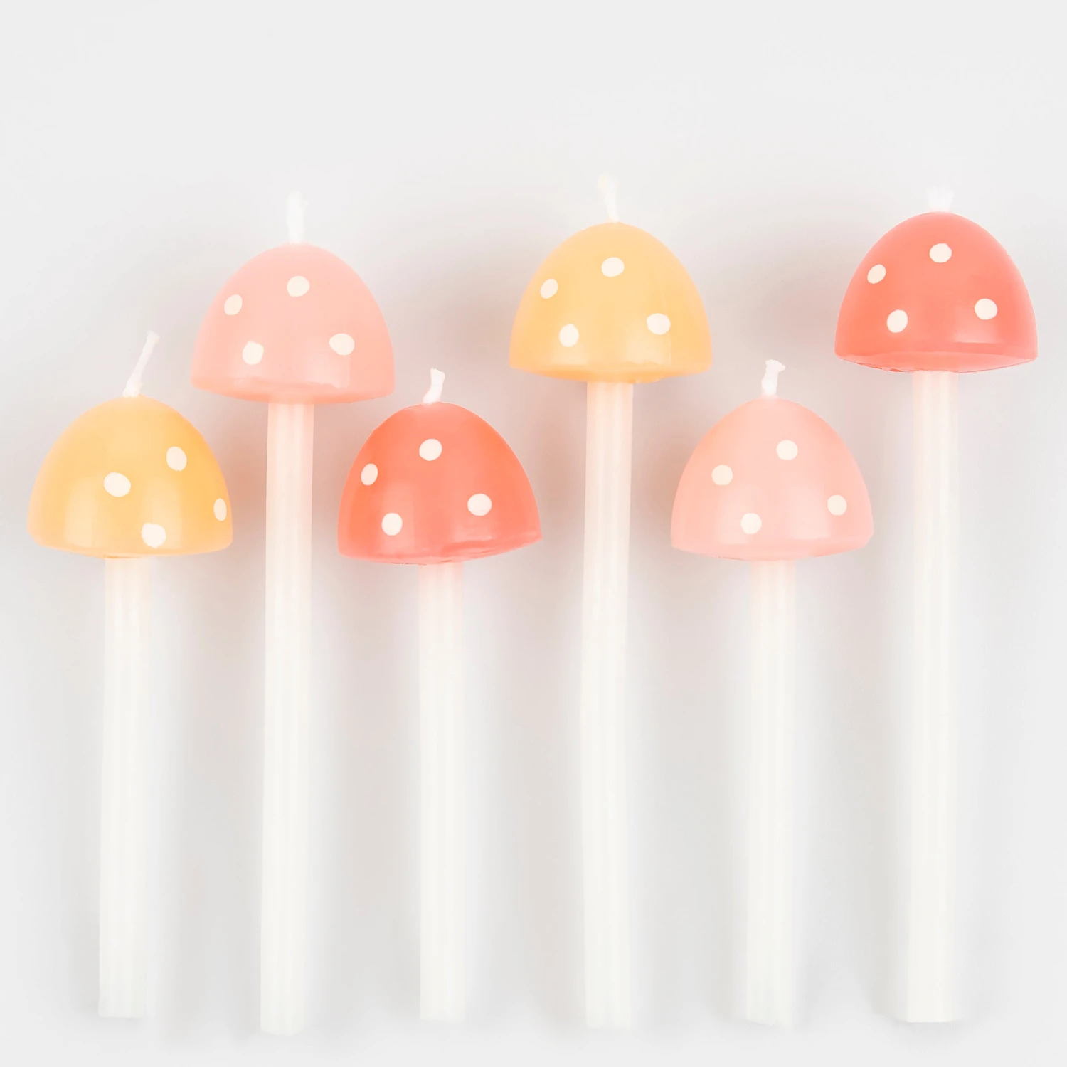 Meri-Meri Mushroom Birthday Candles (x 6) 3 Meri-Meri Mushroom Birthday Candles (x 6) - Image 3