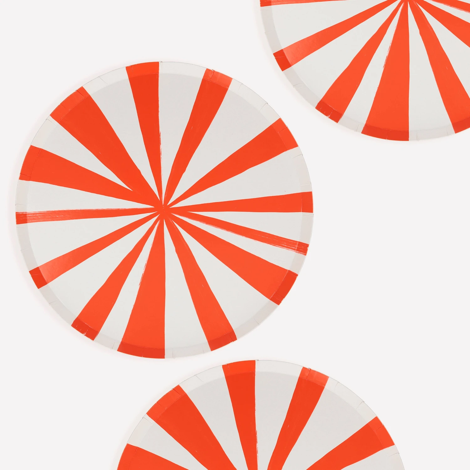 Meri-Meri Red Stripe Dinner Plates (x 8) 3 Meri-Meri Red Stripe Dinner Plates (x 8) - Image 3