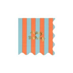 Meri-Meri Stripe Happy Birthday Small Napkins (x 16) 18 Meri-Meri Stripe Happy Birthday Small Napkins (x 16) -Party Supply Discount Store media 399398e9 3148 4291 8416 2de901ed579f