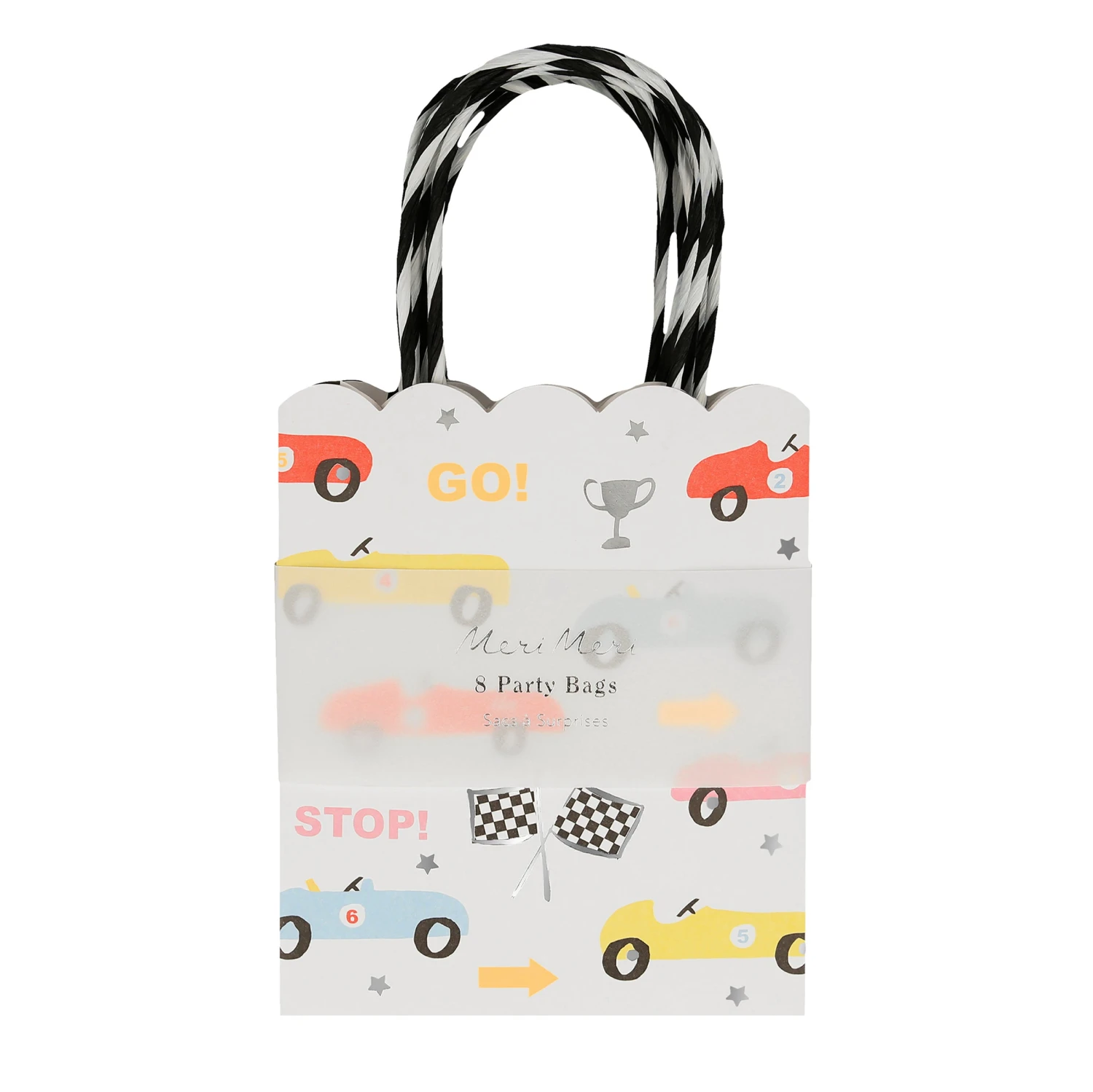 Meri-Meri Race Car Party Bags (x 8) 3 Meri-Meri Race Car Party Bags (x 8) - Image 3