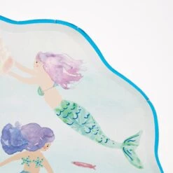 Meri-Meri Mermaids Swimming Plates (x 8) -Party Supply Discount Store media 3ea8d728 13ee 413f 9725 658935e5c368