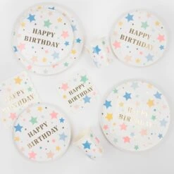 Meri-Meri Happy Birthday Stars Cups (x 8) -Party Supply Discount Store media 3f349e2b 0d7d 4bc4 ad0c d1fbc51a1828