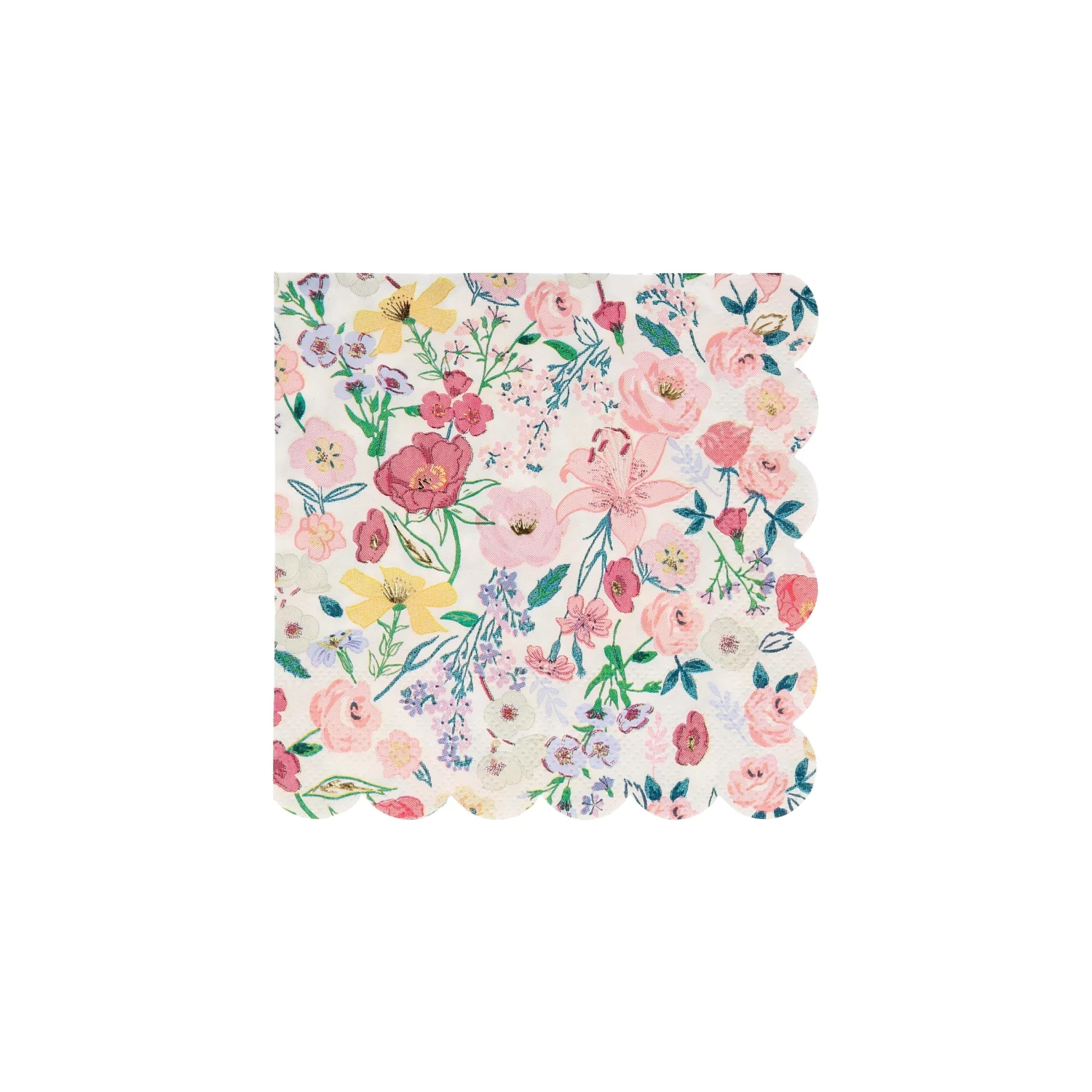 Meri-Meri English Garden Small Napkins (x 16) 2 Meri-Meri English Garden Small Napkins (x 16) - Image 2