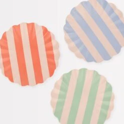 Meri-Meri Stripy Reusable Bamboo Small Plates (x 6) -Party Supply Discount Store media 437cd7f1 17b4 4111 9c4b 82399939ff16