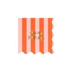 Meri-Meri Stripe Happy Birthday Small Napkins (x 16) 21 Meri-Meri Stripe Happy Birthday Small Napkins (x 16) -Party Supply Discount Store media 4407a213 816b 454e a10c 59837719d5f9