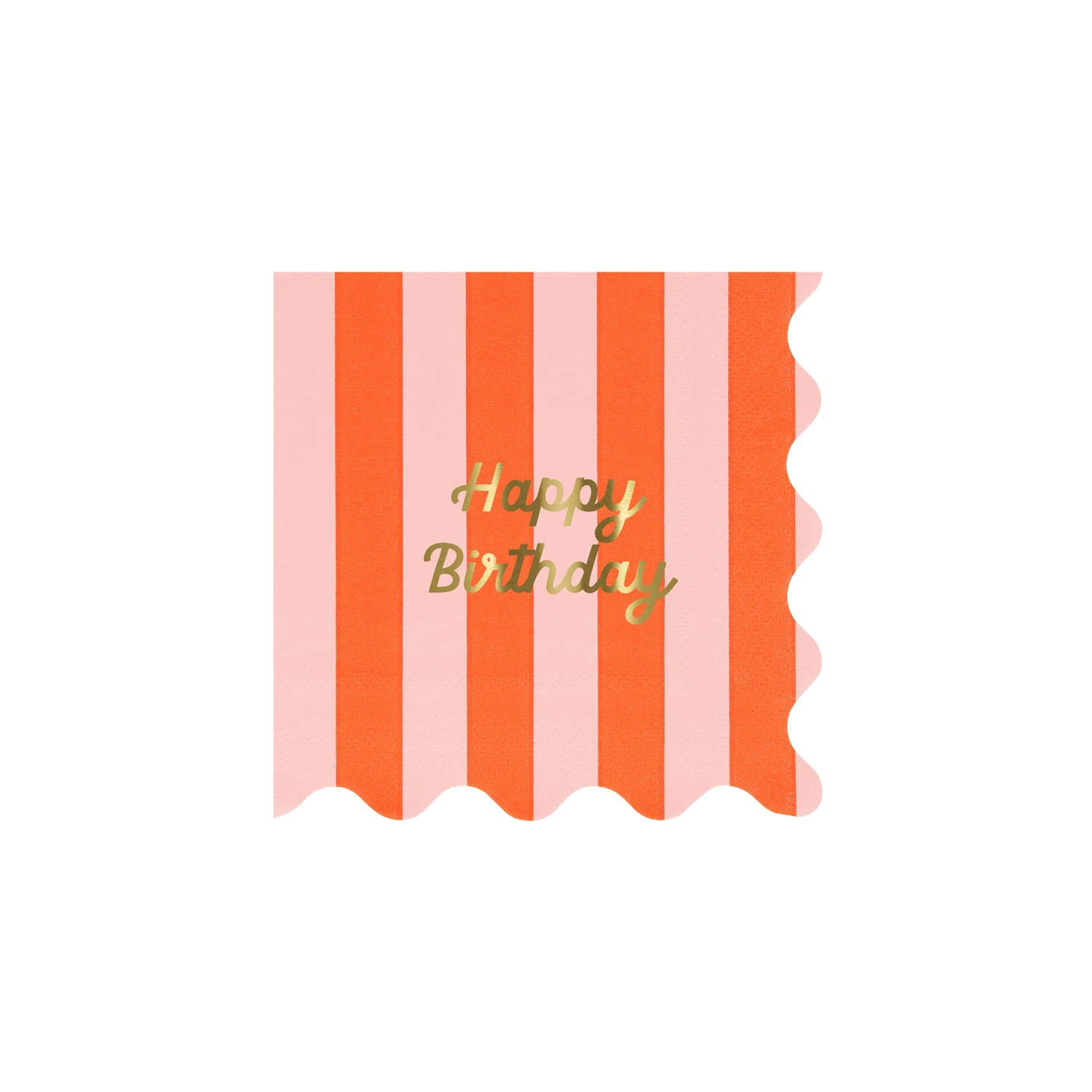 Meri-Meri Stripe Happy Birthday Small Napkins (x 16) 11 Meri-Meri Stripe Happy Birthday Small Napkins (x 16) - Image 11