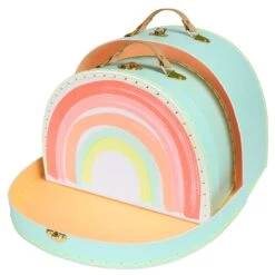 Meri-Meri Rainbow Suitcases (x 2) -Party Supply Discount Store media 4e31a41a 0a92 4076 9b7e 24641ddfc6e0