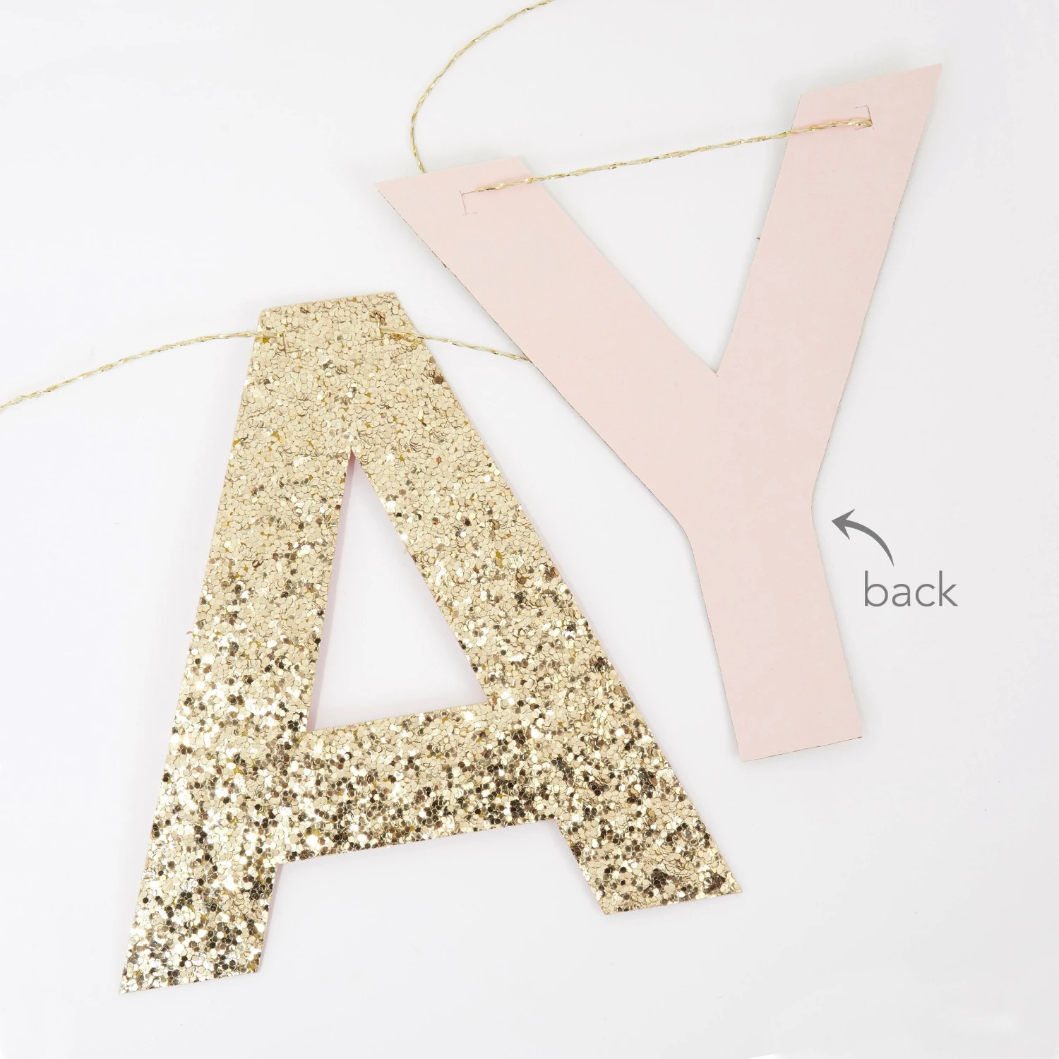 Meri-Meri Pink Happy Birthday Fringe Garland 3 Meri-Meri Pink Happy Birthday Fringe Garland - Image 3