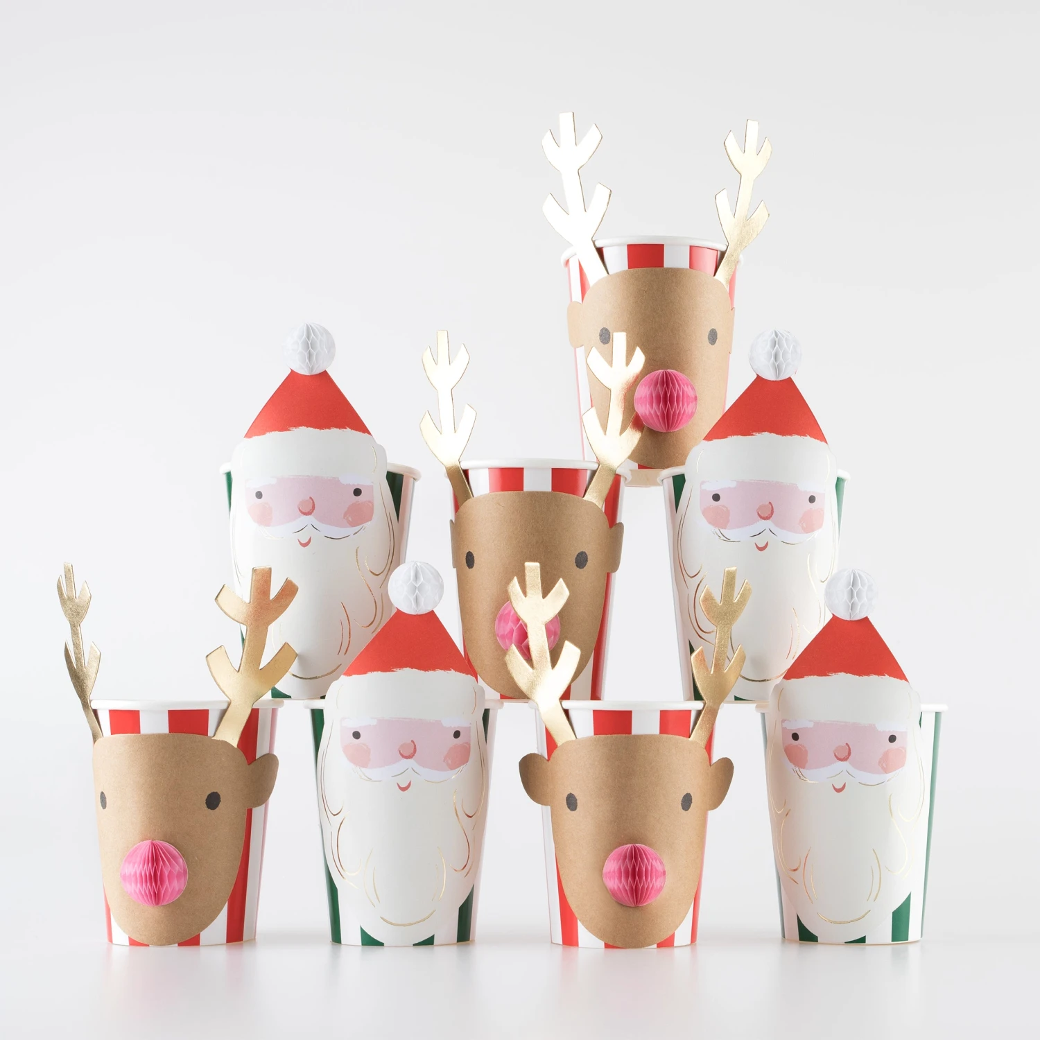 Meri-Meri Christmas Honeycomb Cups (x 8) 1 Meri-Meri Christmas Honeycomb Cups (x 8)
