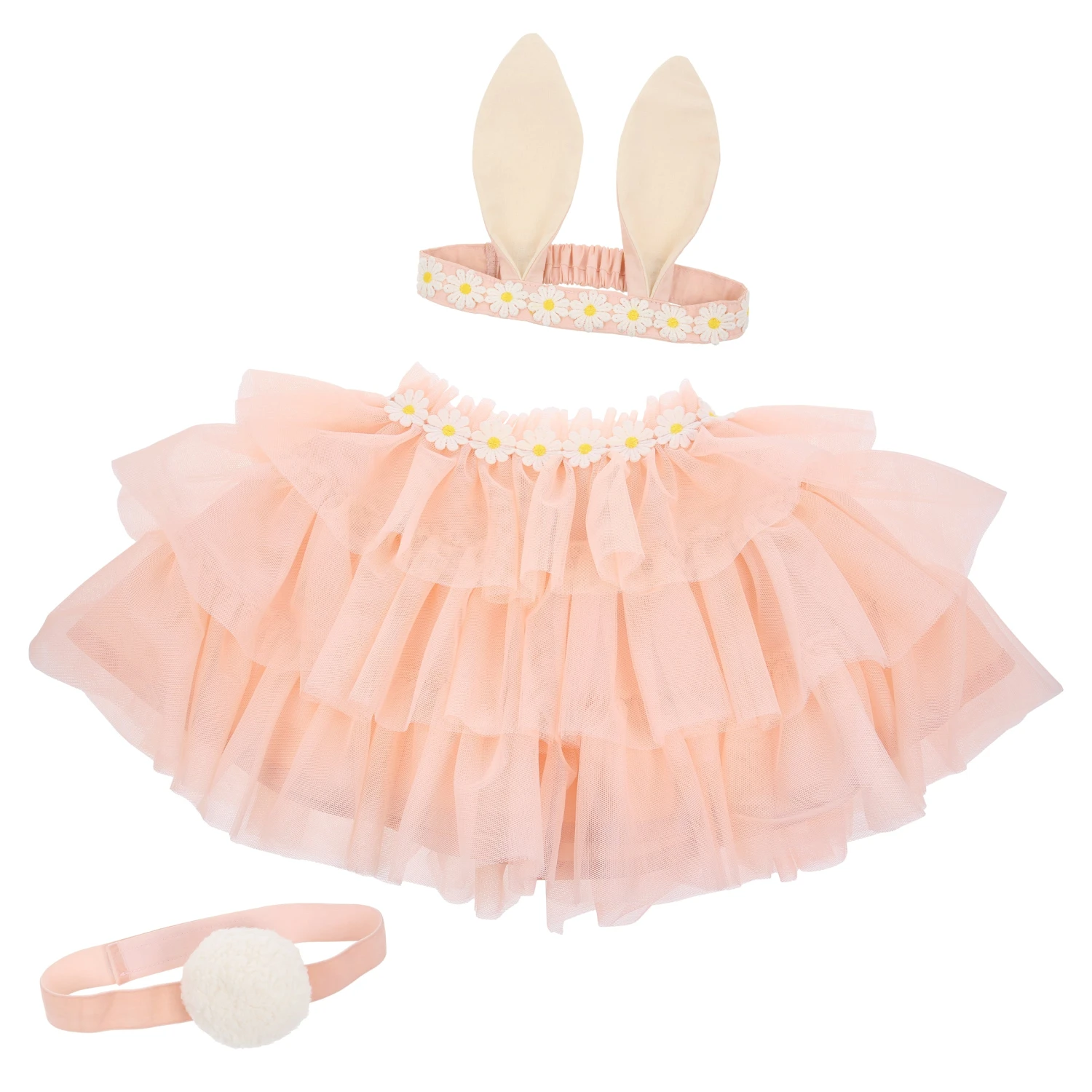 Meri-Meri Peach Tulle Bunny Costume 8 Meri-Meri Peach Tulle Bunny Costume - Image 8