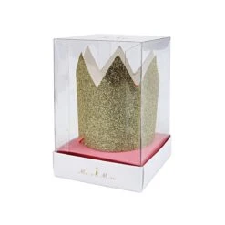 Meri-Meri Mini Gold Glitter Crowns (x 8) -Party Supply Discount Store media 5a9a282e 1d9f 4d2d a9bf d7f04ff815e3