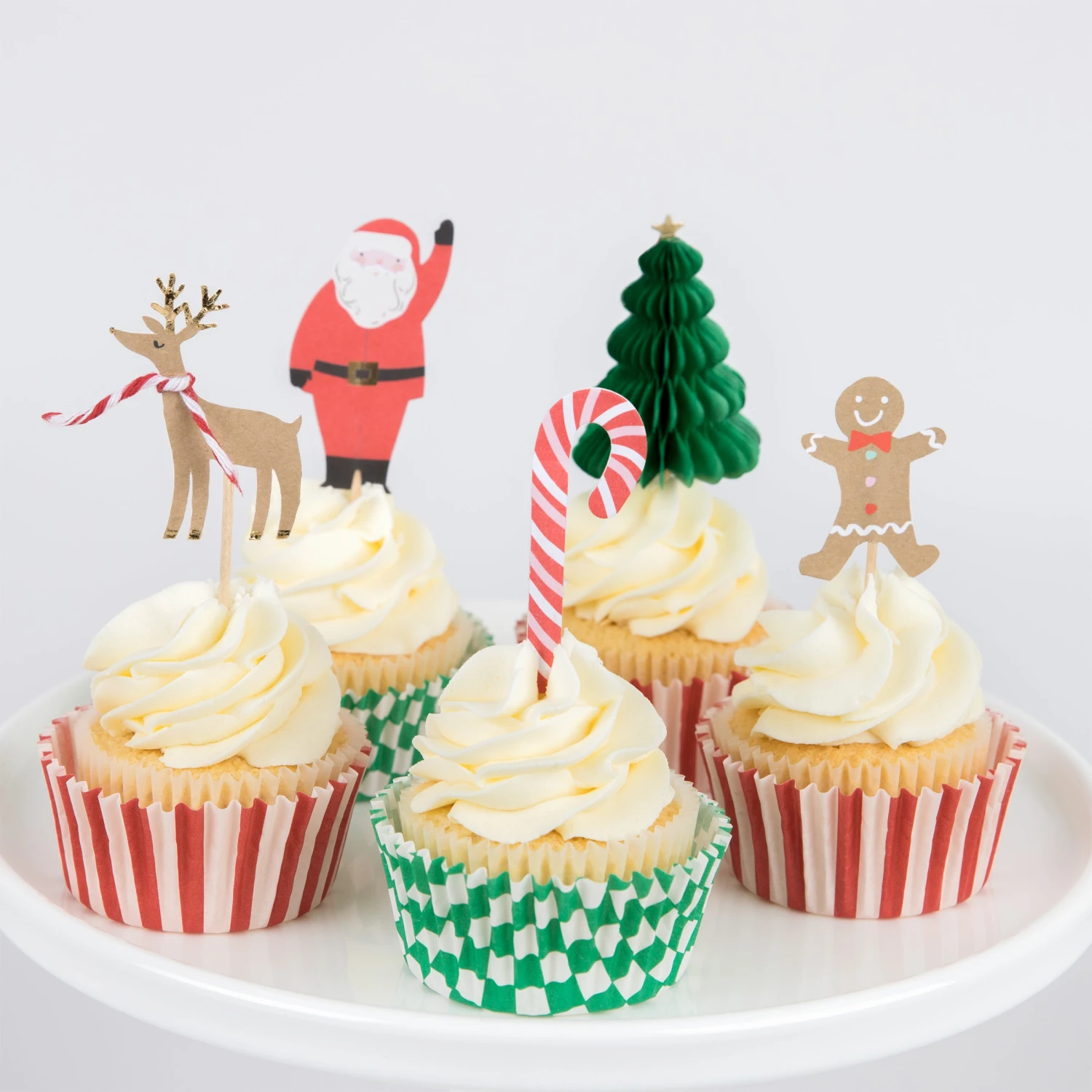 Meri-Meri Festive House Cupcake Kit (x 24 Toppers) 3 Meri-Meri Festive House Cupcake Kit (x 24 Toppers) - Image 3