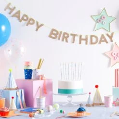 Meri-Meri Gold Happy Birthday Garland -Party Supply Discount Store media 5bd4d96a 8da3 4dae bbe2 68c1facf0169