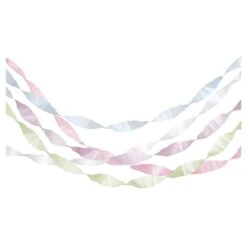 Meri-Meri Pastel Crepe Paper Streamers (x 5)