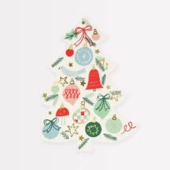 Meri-Meri Festive Pattern Tree Napkins (x 16)