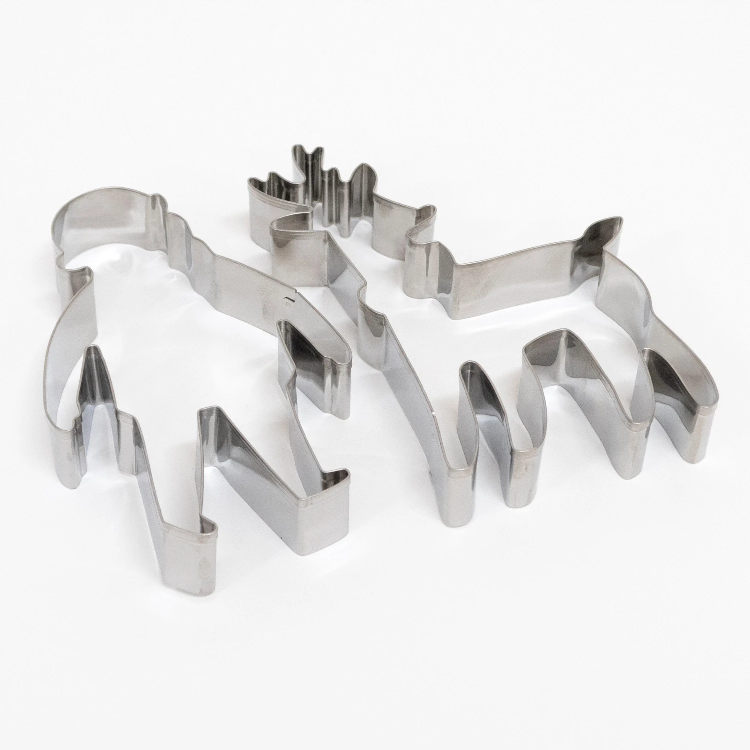 Meri-Meri Santa & Reindeer Christmas Cookie Cutters (x 2) 2 Meri-Meri Santa & Reindeer Christmas Cookie Cutters (x 2) - Image 2