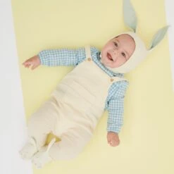 Meri-Meri Mint Bunny Baby Bonnet -Party Supply Discount Store media 60a63449 6093 4735 a8af 88ed00e2611f