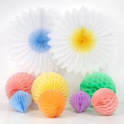 Meri-Meri Pastel Honeycomb Decoration Kit (x 16) -Party Supply Discount Store media 61526d5b 7bd5 4778 ad84 6a057a82fabb