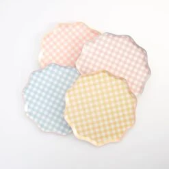 Meri-Meri Gingham Side Plates (x 12)