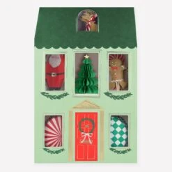 Meri-Meri Festive House Cupcake Kit (x 24 Toppers)