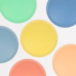 Meri-Meri Mixed Set Recycled Plastic Large Plates (x 6)