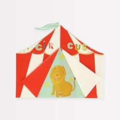 Meri-Meri Circus Shaped Big Top Napkins (x 16)