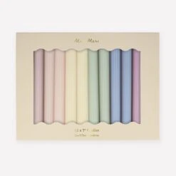 Meri-Meri Pastel Table Candles (x 12)
